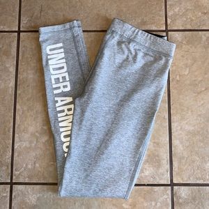 ⚡️Under Armour Light Grey Logo Leggings size S